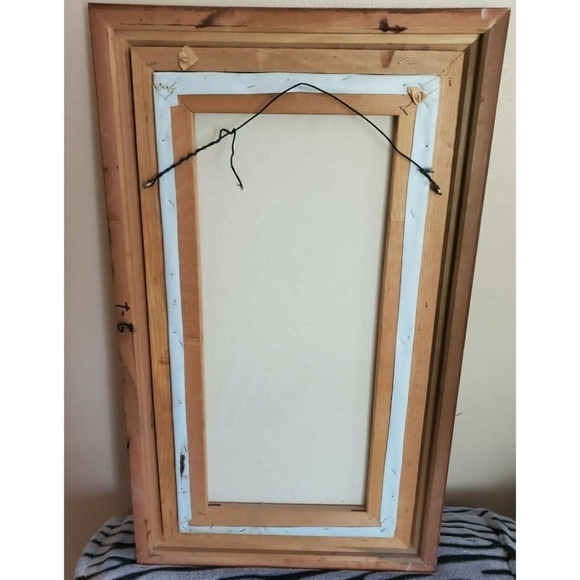 VINTAGE ORIGINAL OIL ON CANVAS SIGNED H. WILSON NATURE LANDSCAPE - Picture 5 of 6